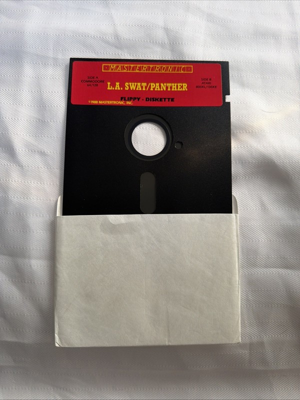 L.A. Swat/Panther Commodore 64/128 C64 Near Mint Game 5.25″ disk