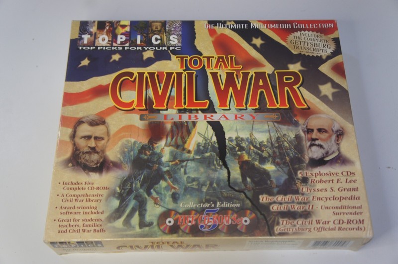 PC Big Box Total Civil War Library PC CD-ROM 5 Disc Set - NEW