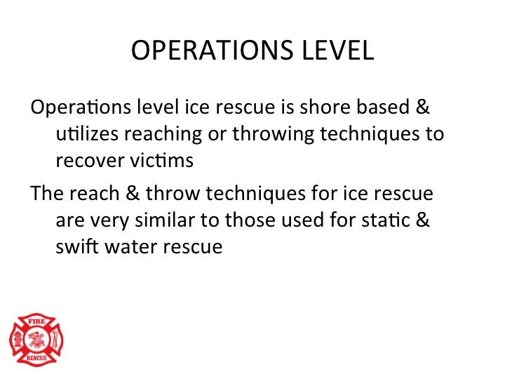 NFPA COMPLIANT ICE RESCUE AWARENESS PPT TRAINING PRESENTATION gallery