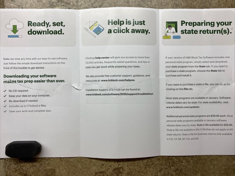 H&R Block 2025 PREMIUM Tax Software [Key Card] PC/MAC gallery