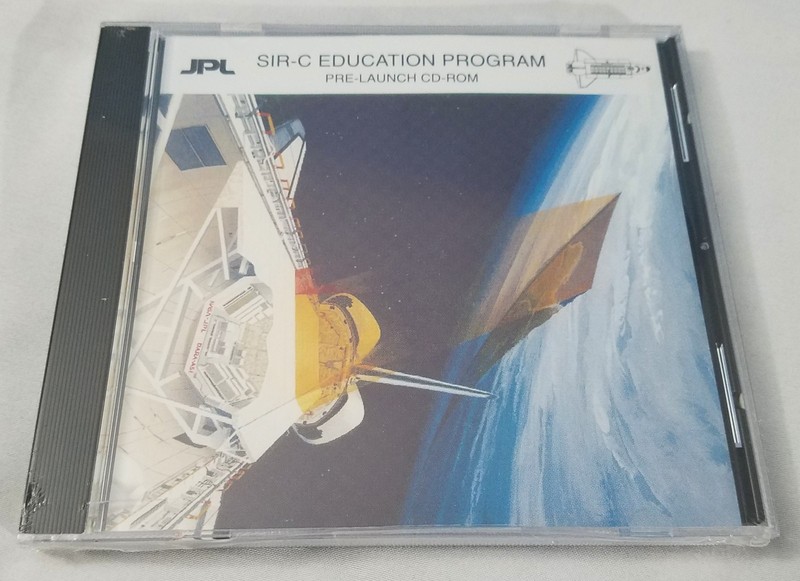 Vtg NASA Sir-C Education Program Pre-launch CD-Rom NEW SEALED space program jpl