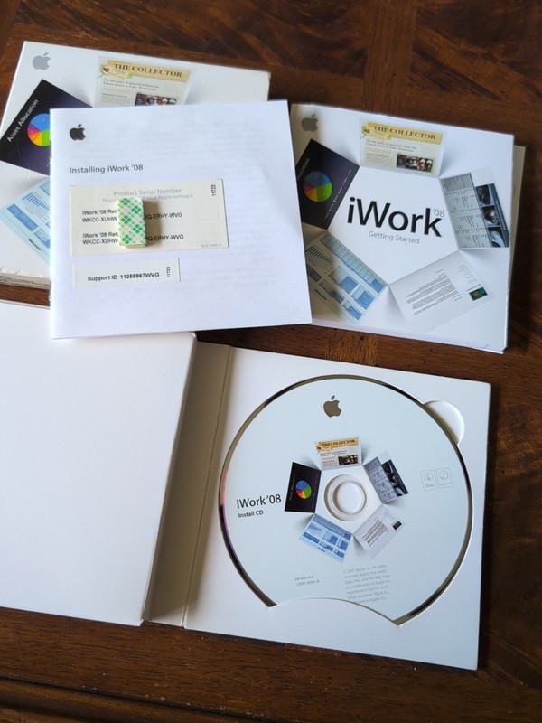 Apple iWork ’08 Retail for Mac – Everything Included Genuine MA790Z/A