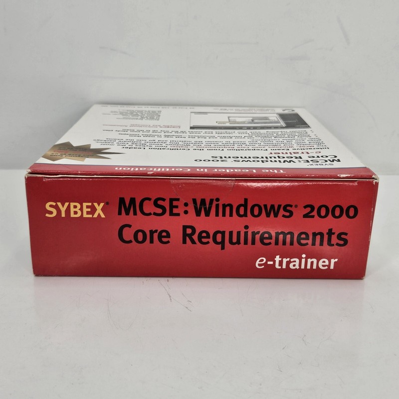 MSCE: Windows 2000 Core Requirements E-Trainer Operating System Software CD gallery