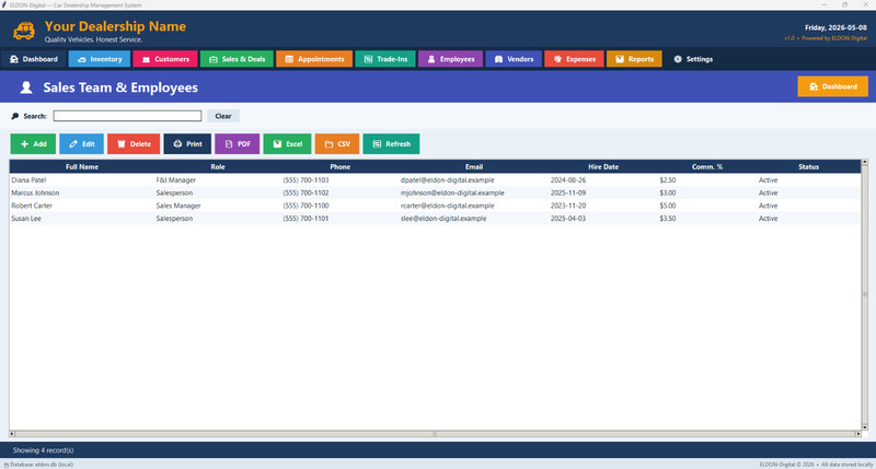 Car Dealership Management Software USB Drive Windows Mac Inventory CRM Invoice gallery