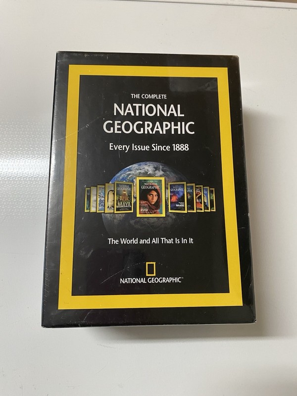 The Complete National Geographic 6 DVD ROM Set, Every Issue Since 1888 – NEW!