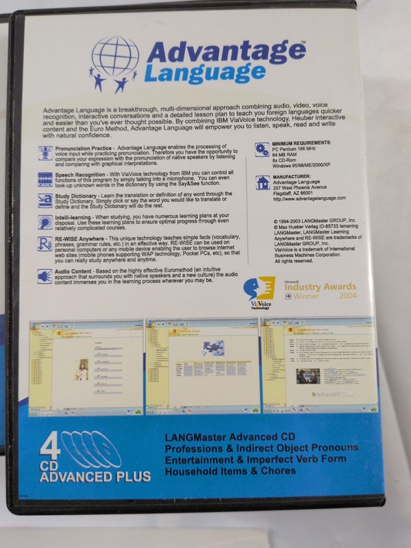 Advantage Language Breakthrough Interactive Learning-Spanish Complete Set Bonus gallery