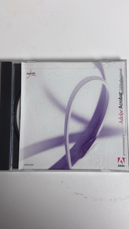 Adobe Acrobat 7.0 Professional PDF Editor for Windows English CD 1-Device