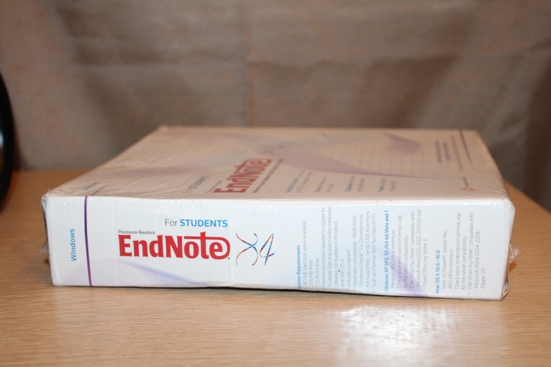 Endnote X4 Workstation for (PC Windows) Research Publishing Brand New Sealed gallery