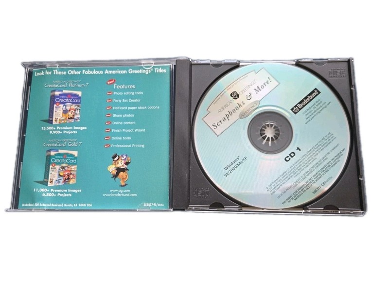 American Greetings Scrapbooks & More CD Version 7 PC Software gallery