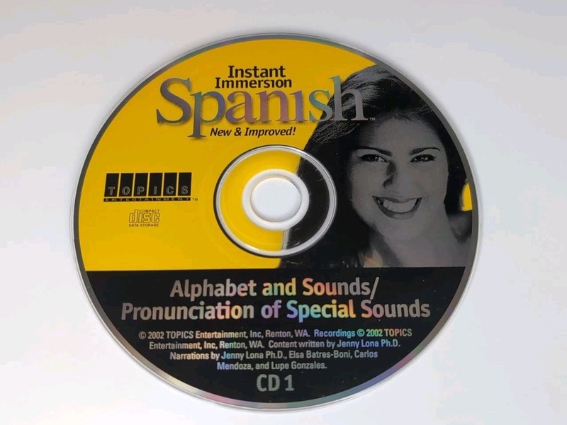 Instant Immersion Spanish Deluxe 8 Disc Set – Learn Spanish ! – Discs Only