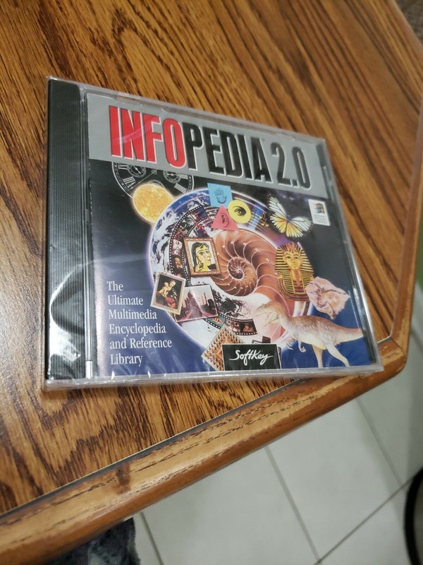 Infopedia 2.0 (Vintage PC CD-ROM, 1992) Brand New and Factory Sealed!