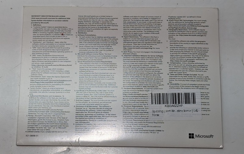 Microsoft Corporation Windows SVR STD English Sealed gallery