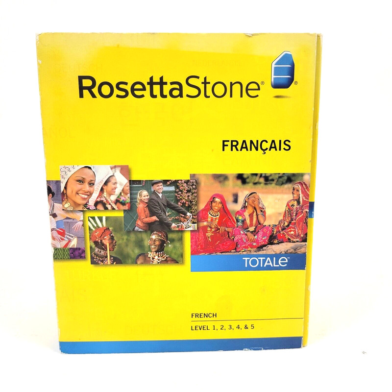 Rosetta Stone French Level 1-5 for Mac and PC No Activation Card