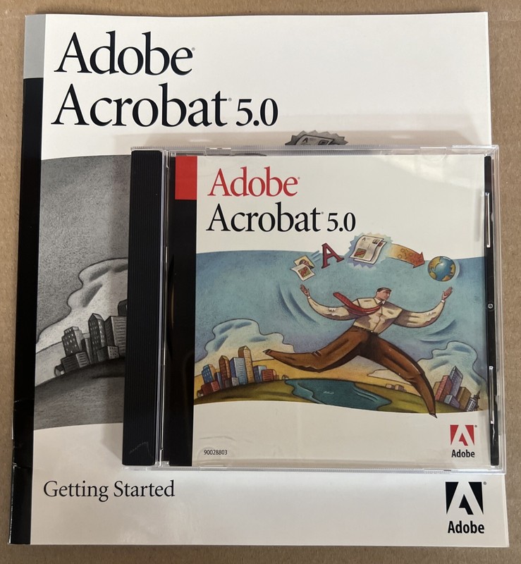 Adobe Acrobat 5.0 for Mac Education Version W/ Serial Number W/ Manual 90028803 gallery