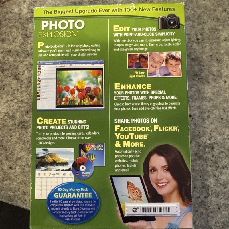 Photo Explosion PC Software Version 5 - Nova Development New w/ factory seal gallery