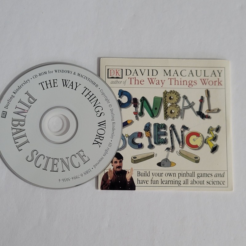 David Macaulay The Way Things Work Pinball Science CD - ROM Used