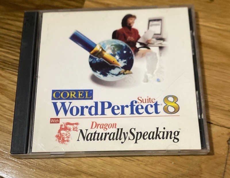 Corel Word Perfect Suite 8 with Dragon Naturally Speaking (PC)