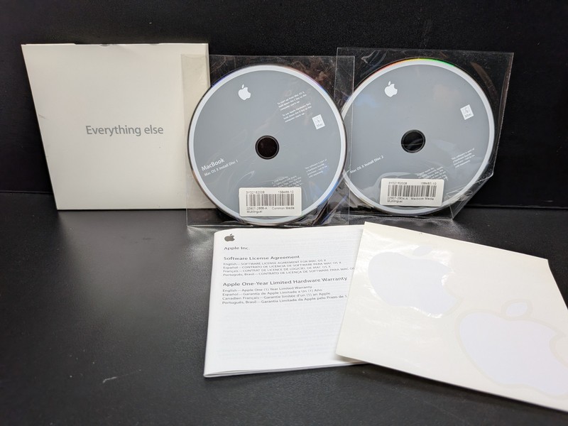 MacBook Pro OS X Install Disc 1 & 2