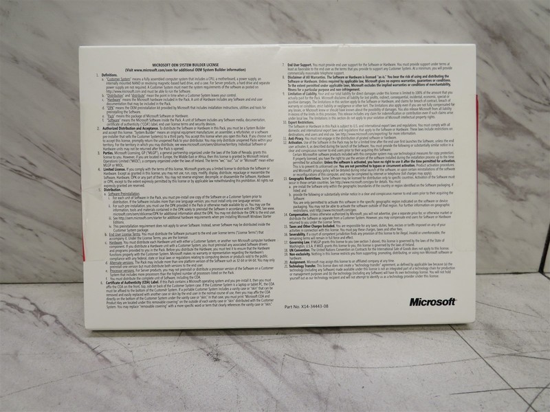 Microsoft Windows 7 Professional SP1 32-Bit OEM System Builder Pack DVD gallery