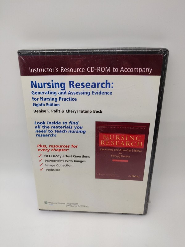 Instructor's Resource CD-ROM Nursing Research Polit & Beck Eighth Edition