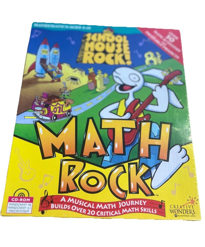 School House Rock! Math Rock CD ROM Software PC Windows 1996 New gallery