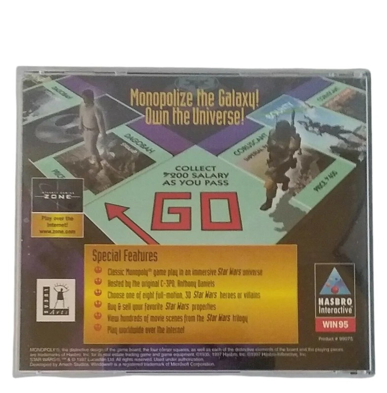 Star Wars Monopoly PC CD-ROM 1997 Hasbro Interactive gallery