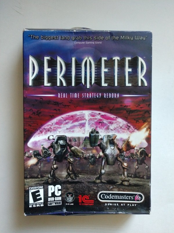 Perimeter 2004 PC Windows DVD-ROM Big Box 3D RTS Robot War Alien Future Game