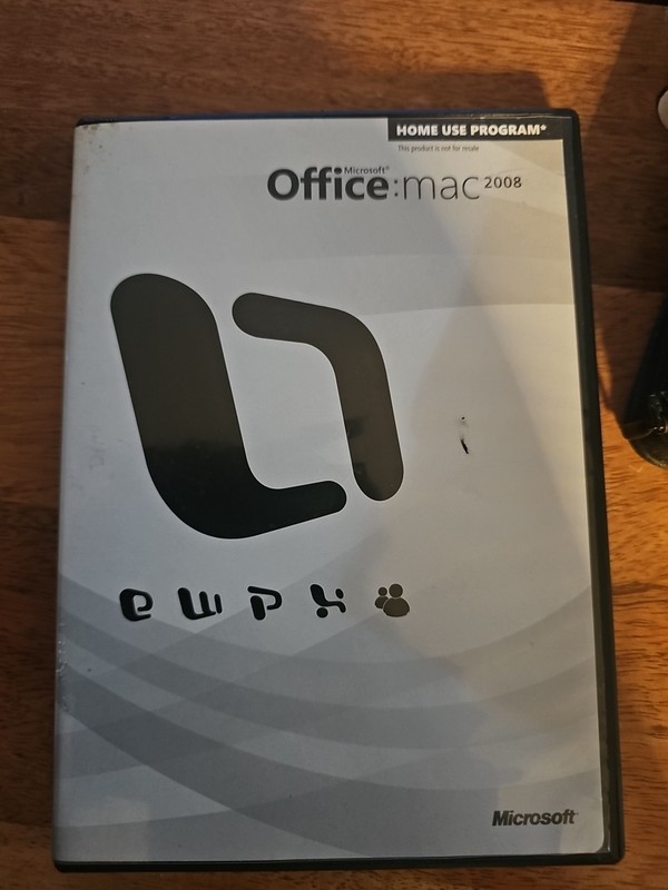 Microsoft Office: Mac 2008 Home Use Program