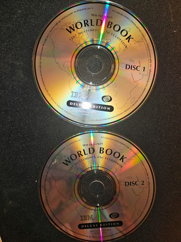 IBM World Book 1997 Multimedia Encyclopedia Deluxe Edition 2 CDs gallery