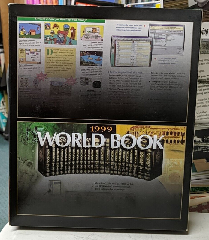 Daewoo OEM Edition Software Bundle SmartSuite 1999 WorldBook Bailey's Book House gallery