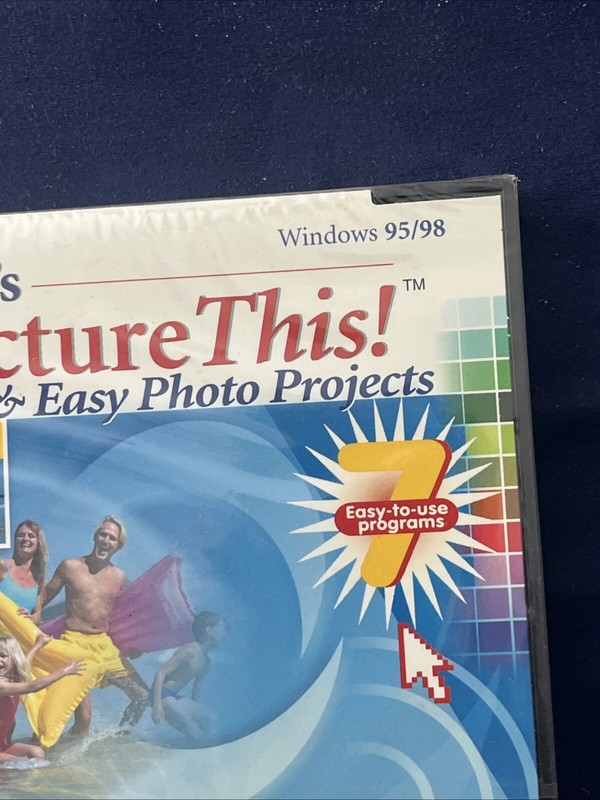 AOL Picture This Fun & Easy Photo Projects for Windows 95/98 CD-ROM New Sealed gallery