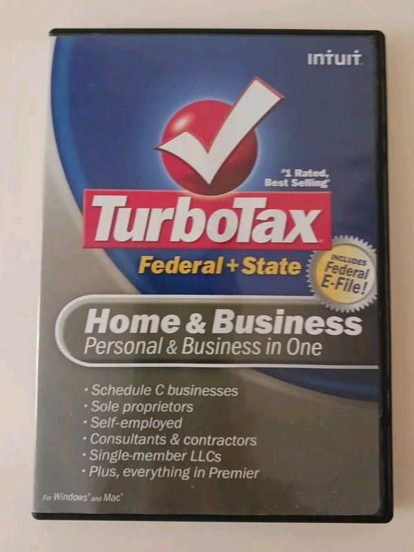 Turbotax 2008 Home & Business with state