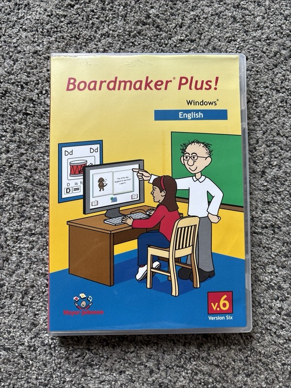 Boardmaker Plus! V.6 Windows [CD-ROM] 2 Disc Mayer-Johnson ENGLISH ’11