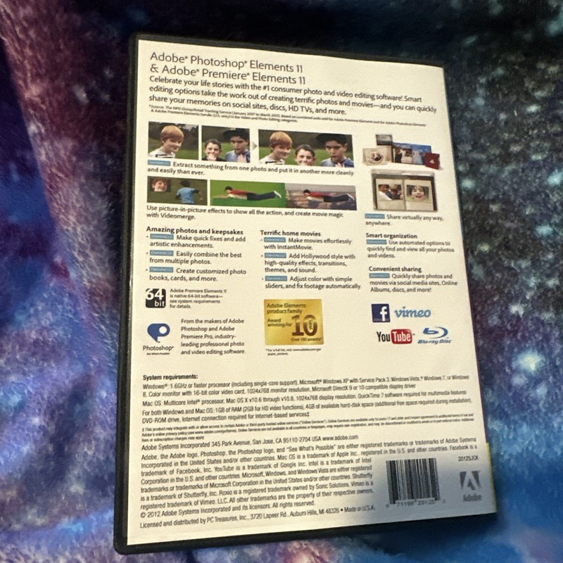 Adobe Photoshop and Premiere Elements 11 for PC, Mac Has Activation Code OEM gallery