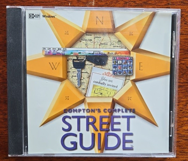 COMPTON’S COMPLETE STREET GUIDE FOR WINDOWS CD 1995