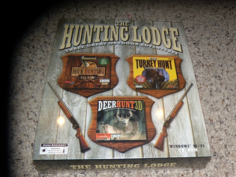 The Hunting Lodge Three Great Outdoor Adventures New & Sealed PC Game