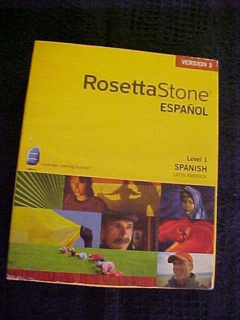 Rosetta Stone Level 1 Spanish Language Learning Home Version 3 CD-ROM WindowsMac