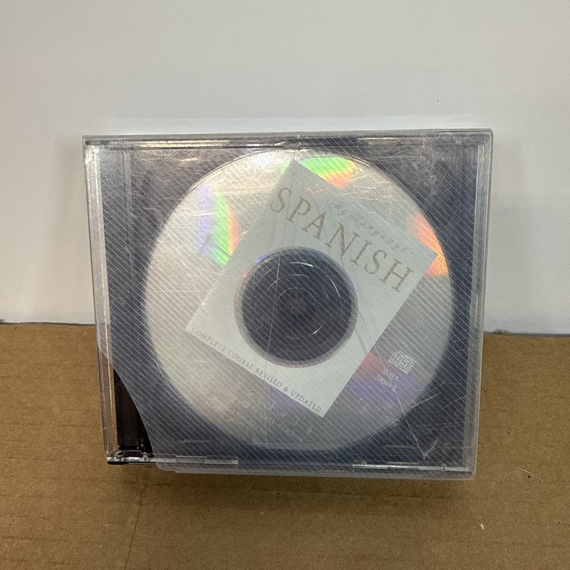 (1993 Crown Publishers) Living Language Spanish Lessons 1-40 (Three CDs) gallery