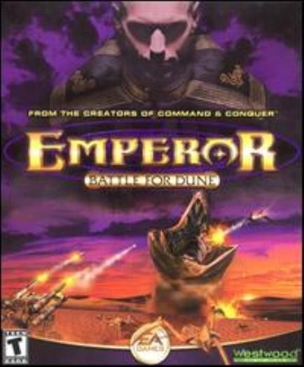 Emperor: Battle For Dune PC CD sci-fi harvest planet factions strategy RTS game!