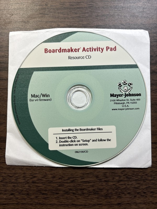 Boardmaker Activity Pad Cd