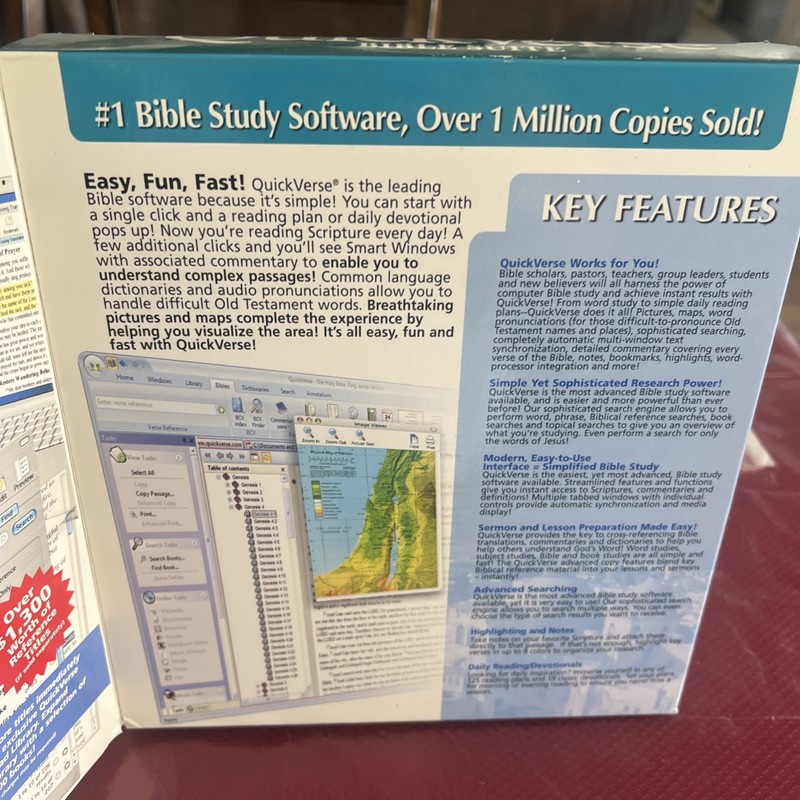 QuikeVerse Bible Suite - Bible Study Software PC CD-ROM, 2000-2009 Windows, Mac gallery
