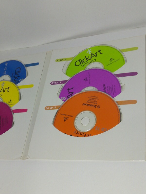 Broderbund The Print Shop Essential 6 (1999, PC Win 95/98NT) Clickart Clip Art gallery