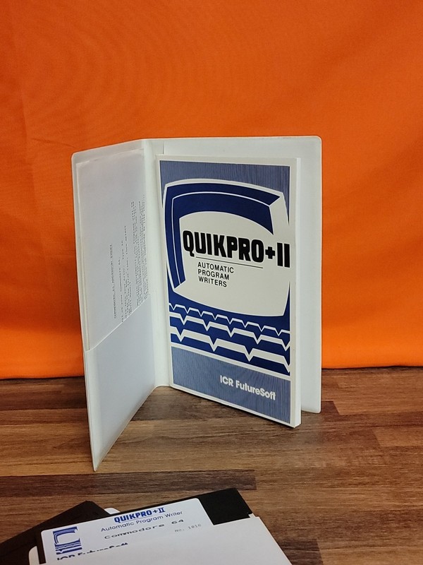 FutureSoft QuikPro+II Automatic Program Writers Software (Commodore 64) CIB gallery