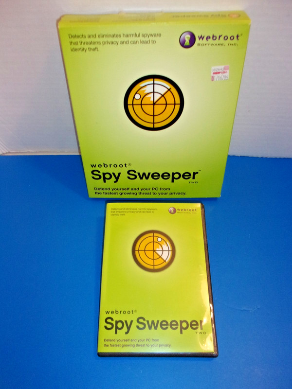 WEBROOT Spy Sweeper 2003 Webroot Software Inc. Windows 98, 2000, ME, XP + CD gallery