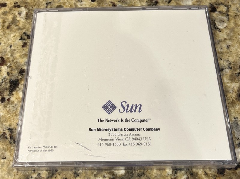 SUN ULTRA 2 CREATOR SERIES HARDWARE ANSWERBOOK INSTALLATION CD NEW SEALED gallery