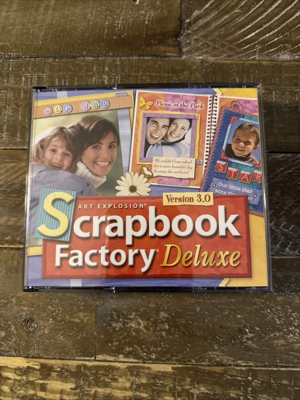 Scrapbook Factory Deluxe PC Cd Rom
