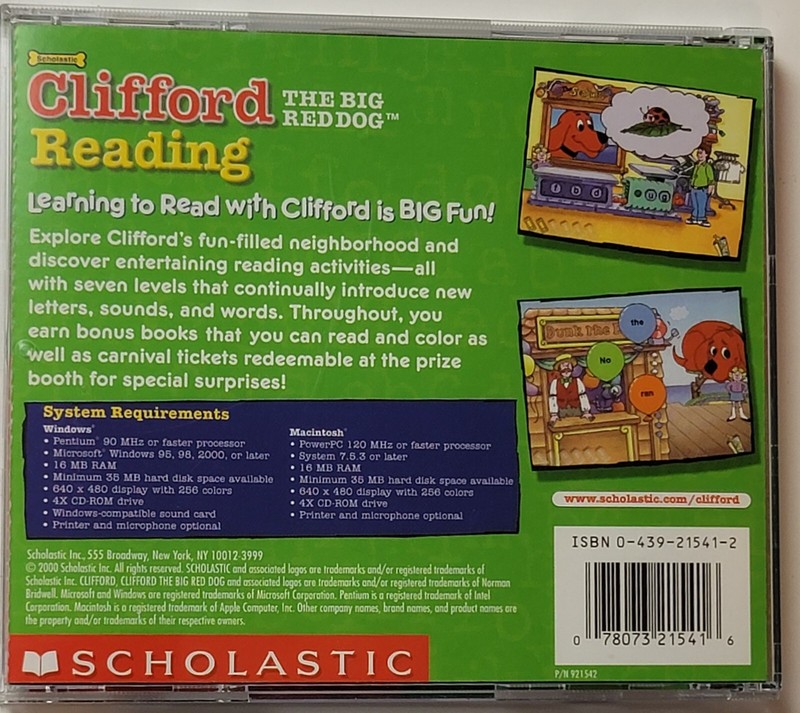 Scholastic Clifford The Big Red Dog Reading for PC, Mac gallery