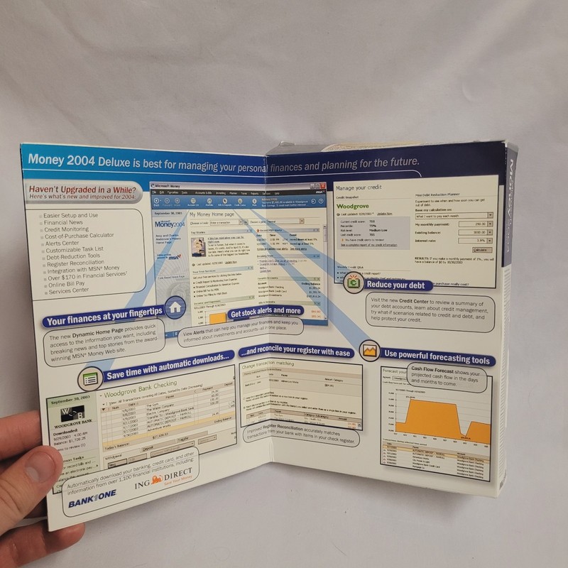 Microsoft Money 2004 Deluxe For Windows - Set In Retail Box | Program Software gallery