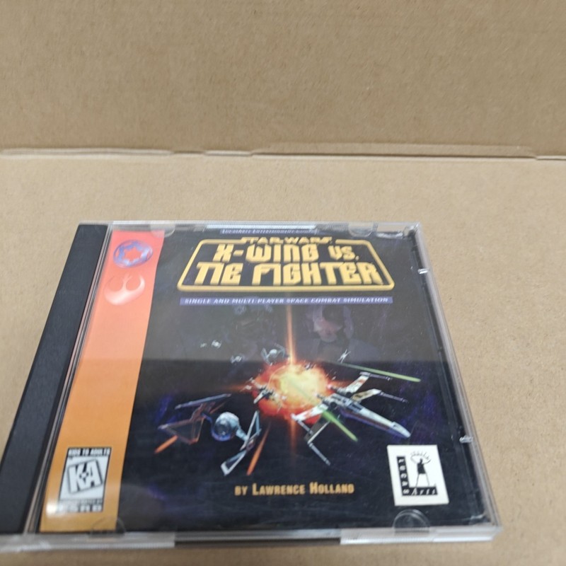 Star Wars X-Wing vs Tie Fighter PC CD-Rom Game (4-1-3)