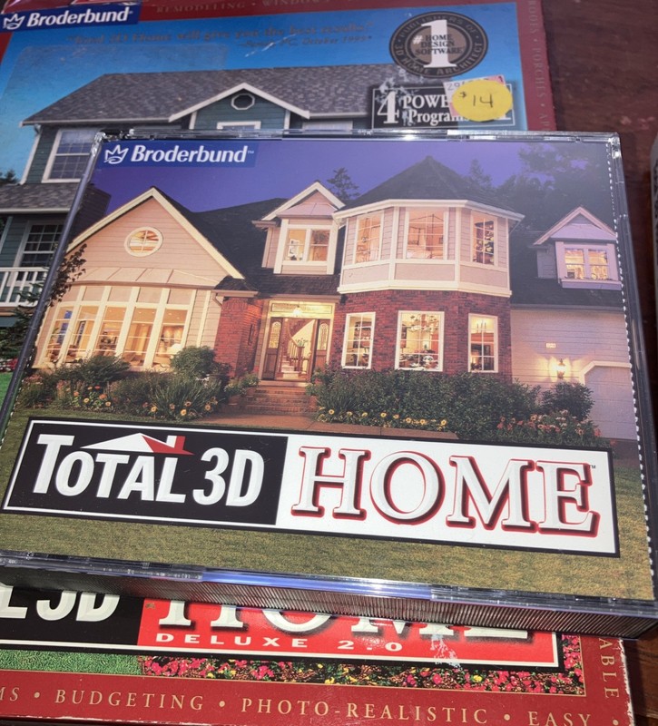 PC Software Total 3D Home Deluxe 6.0 Windows Discs 3 and 4 only gallery